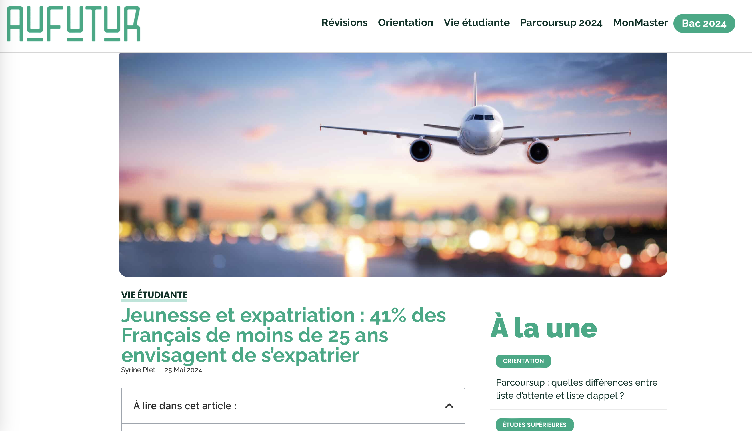 au futur maison de l'expatriation